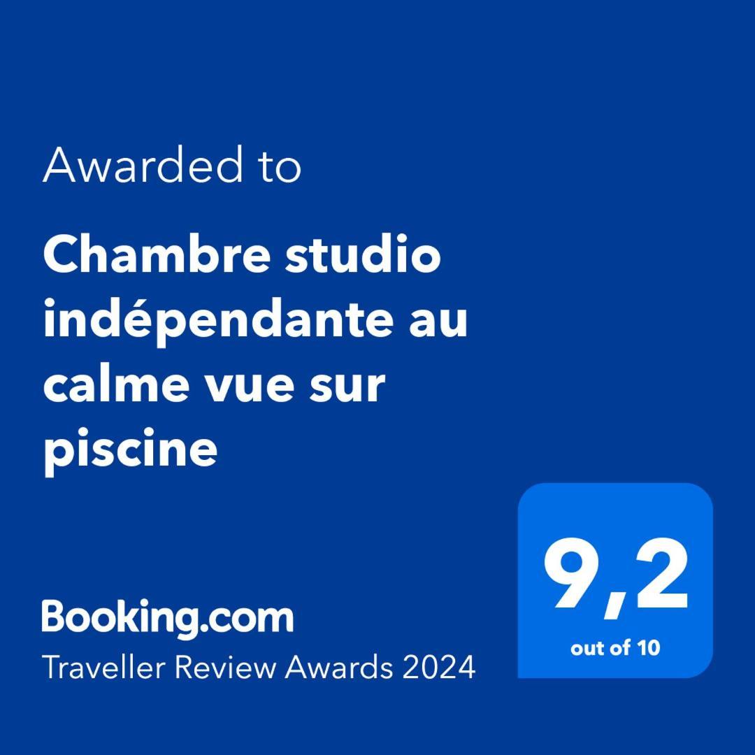 Chambre Studio Independante Au Calme Vue Sur Piscine Teyran Eksteriør bilde